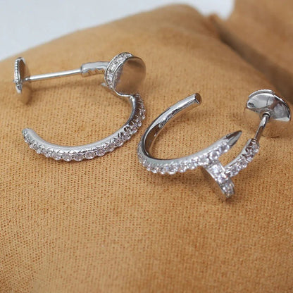 [Ornora Jewelry]JUSTE FULL DIAMOND SMALL EARRINGS