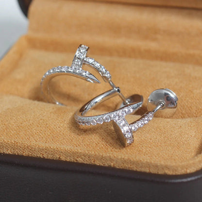 [Ornora Jewelry]JUSTE FULL DIAMOND SMALL EARRINGS
