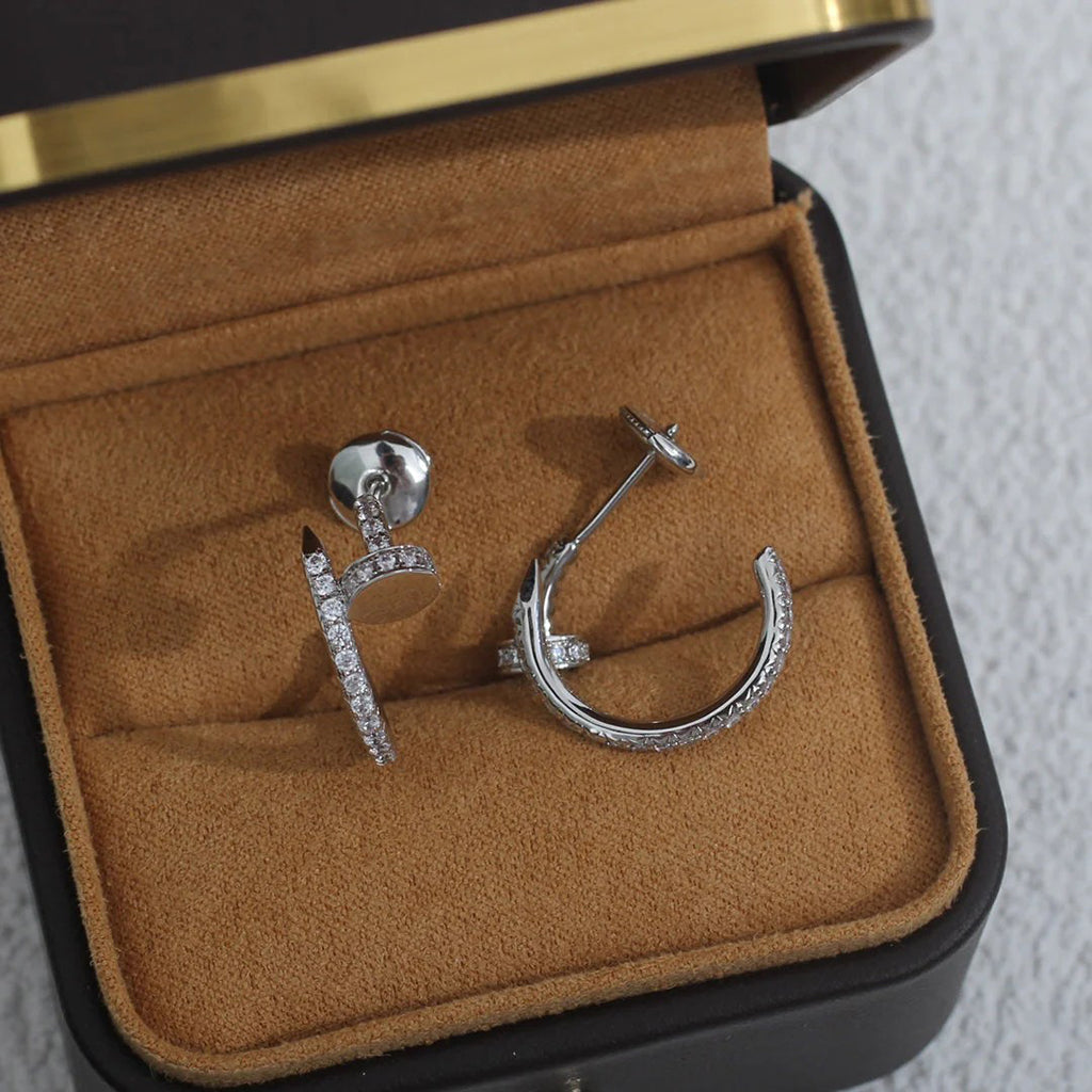 [Ornora Jewelry]JUSTE FULL DIAMOND SMALL EARRINGS