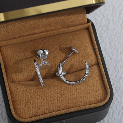 [Ornora Jewelry]JUSTE FULL DIAMOND SMALL EARRINGS