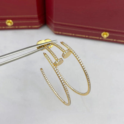 [Ornora Jewelry]JUSTE FULL DIAMOND LARGE EARRINGS