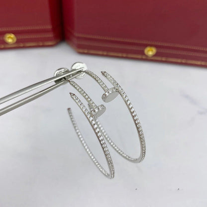[Ornora Jewelry]JUSTE FULL DIAMOND LARGE EARRINGS