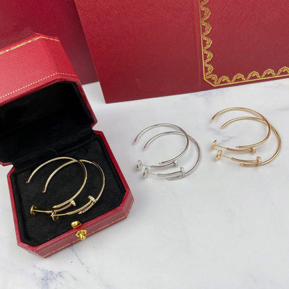 [Ornora Jewelry]JUSTE FULL DIAMOND LARGE EARRINGS