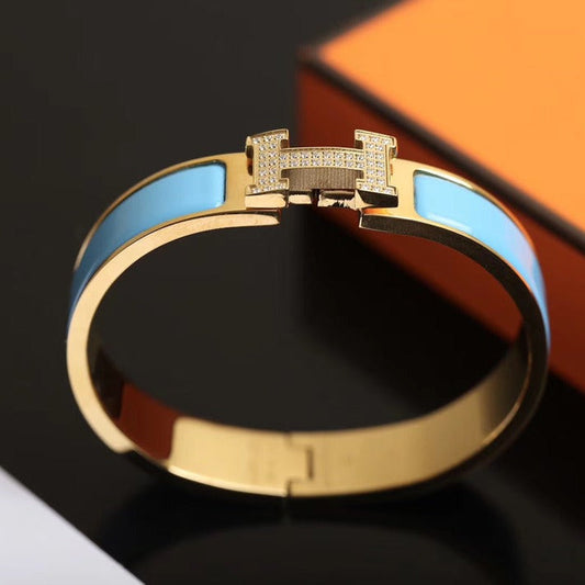 [Ornora Jewelry]H CLOUD BLUE BRACELET GOLD DIAMOND