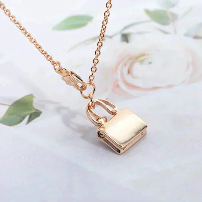 [Ornora Jewelry]AMULETTE PEDANT ROSE GOLD NECKLACE