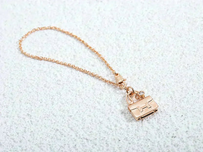 [Ornora Jewelry]AMULETTE PEDANT ROSE GOLD NECKLACE