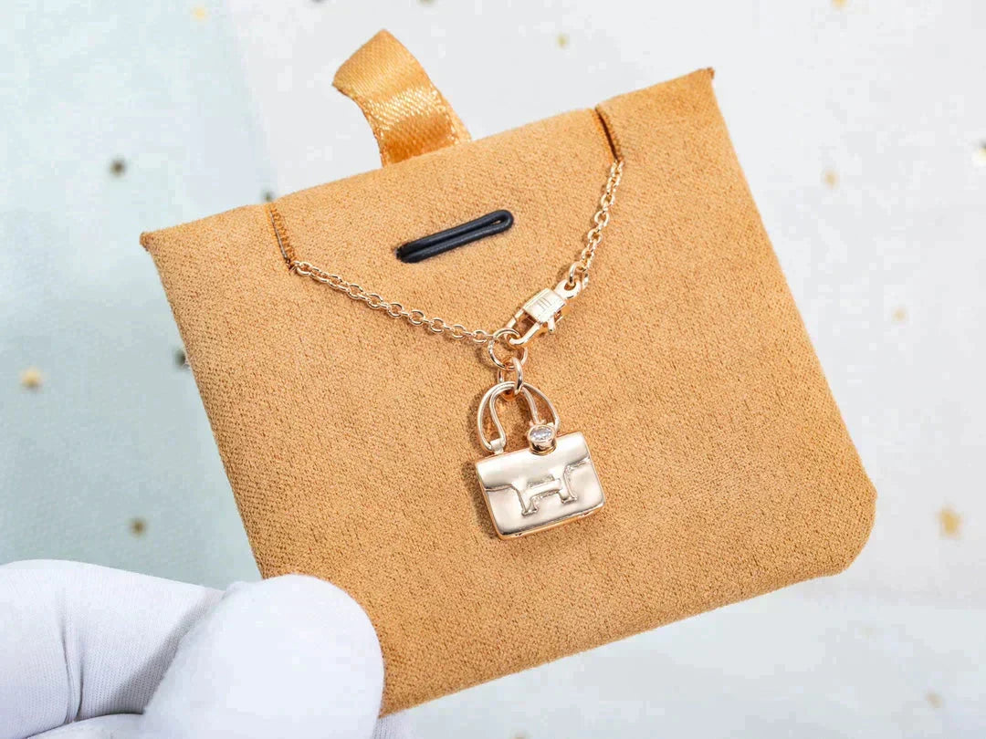 [Ornora Jewelry]AMULETTE PEDANT ROSE GOLD NECKLACE