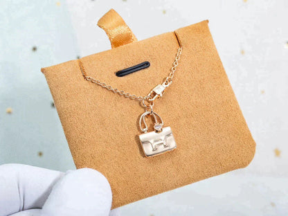 [Ornora Jewelry]AMULETTE PEDANT ROSE GOLD NECKLACE