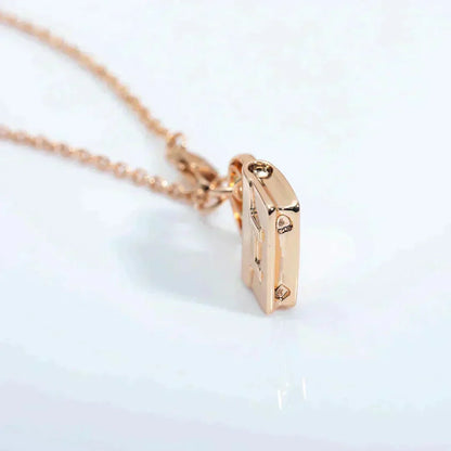 [Ornora Jewelry]AMULETTE PEDANT ROSE GOLD NECKLACE