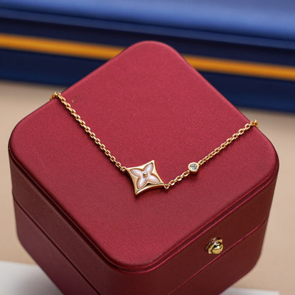 [Ornora Jewelry]STAR 1 DIAMOND PINK GOLD BRACELET