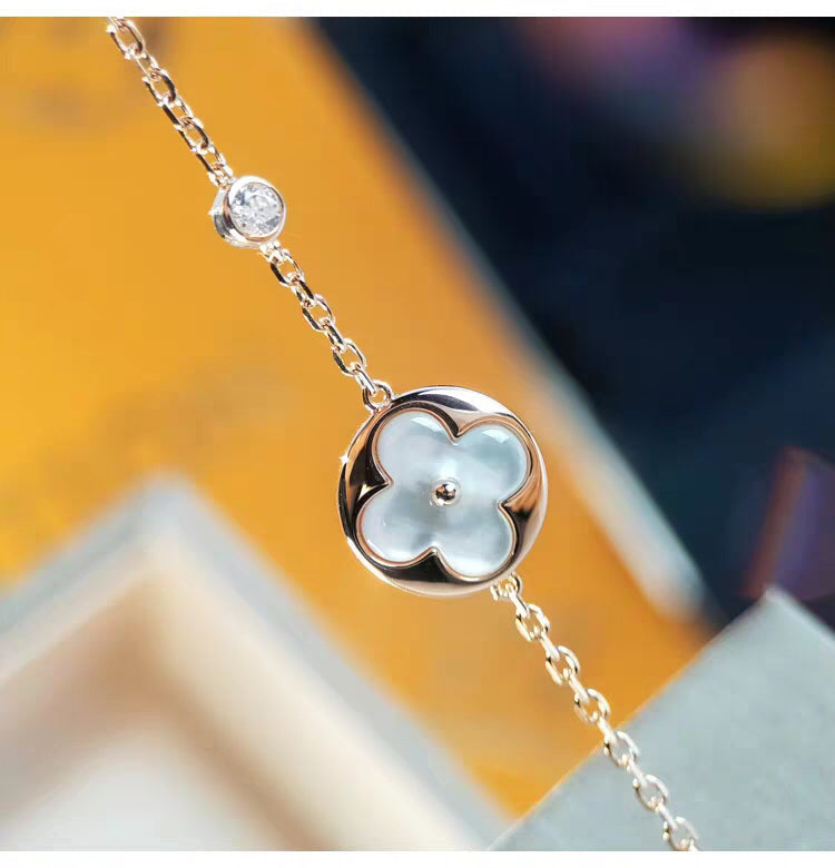 [Ornora Jewelry]SUN MOP GOLD 1 DIAMOND NECKLACE