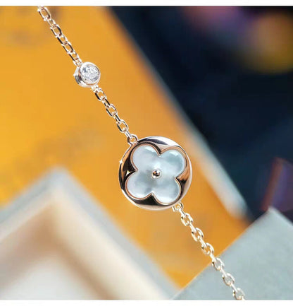 [Ornora Jewelry]SUN MOP GOLD 1 DIAMOND NECKLACE