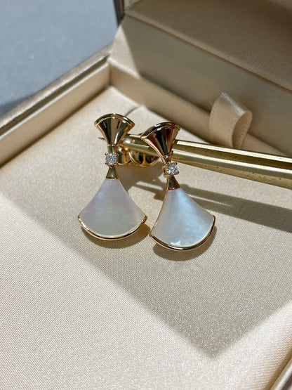 [Ornora Jewelry]DREAM MOP 1 DIAMOND EARRINGS