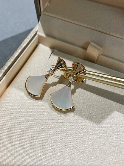 [Ornora Jewelry]DREAM MOP 1 DIAMOND EARRINGS