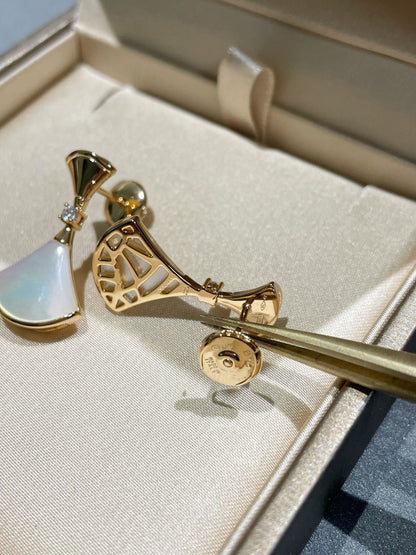 [Ornora Jewelry]DREAM MOP 1 DIAMOND EARRINGS