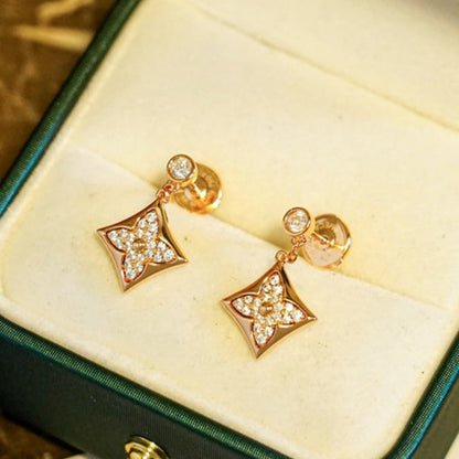 [Ornora Jewelry]STAR DIAMONDS EARRINGS GOLD