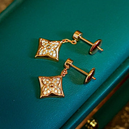[Ornora Jewelry]STAR DIAMONDS EARRINGS GOLD