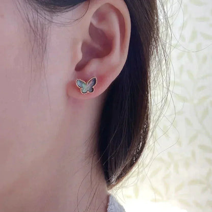 [Ornora Jewelry]BUTTERFLY DARK MOP  EARRINGS