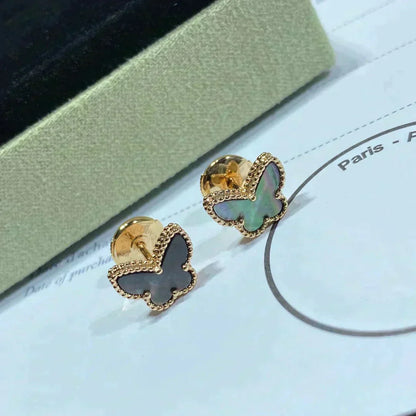 [Ornora Jewelry]BUTTERFLY DARK MOP  EARRINGS