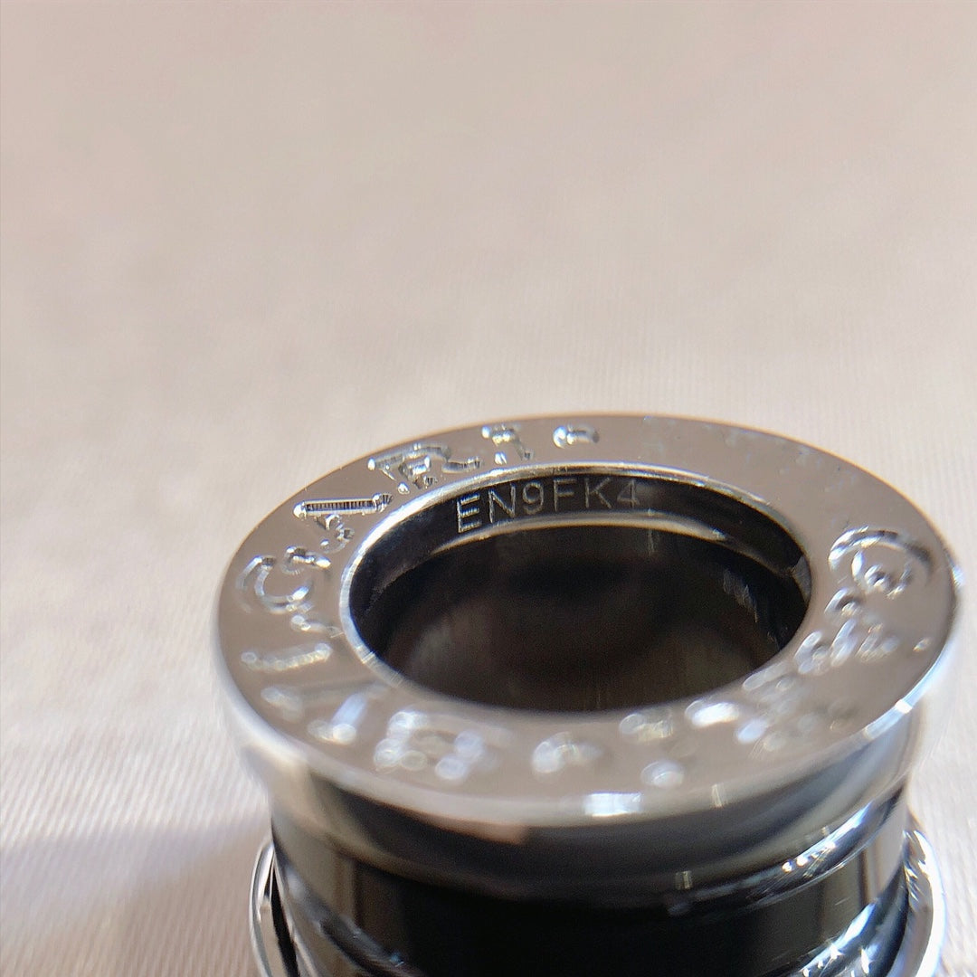 [Ornora Jewelry]ZERO 1 BLACK CERAMIC SILVER NECKLACE