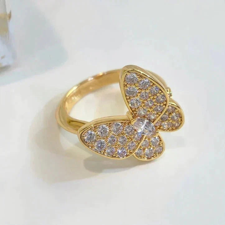 [Ornora Jewelry]BUTTERFLY DIAMOND RING