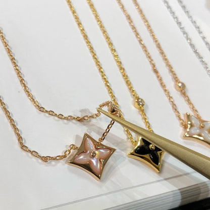 [Ornora Jewelry]STAR BLACK MOP NECKLACE