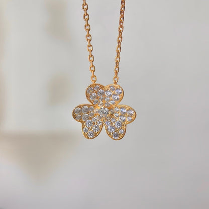[Ornora Jewelry]FLOWER DIAMOND NECKLACE