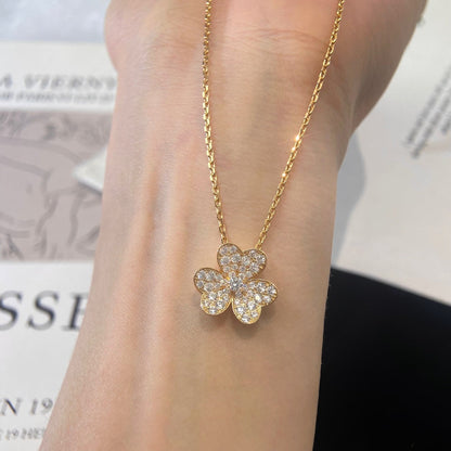 [Ornora Jewelry]FLOWER DIAMOND NECKLACE