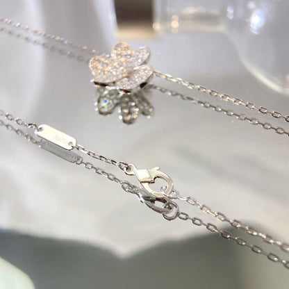 [Ornora Jewelry]FLOWER DIAMOND NECKLACE