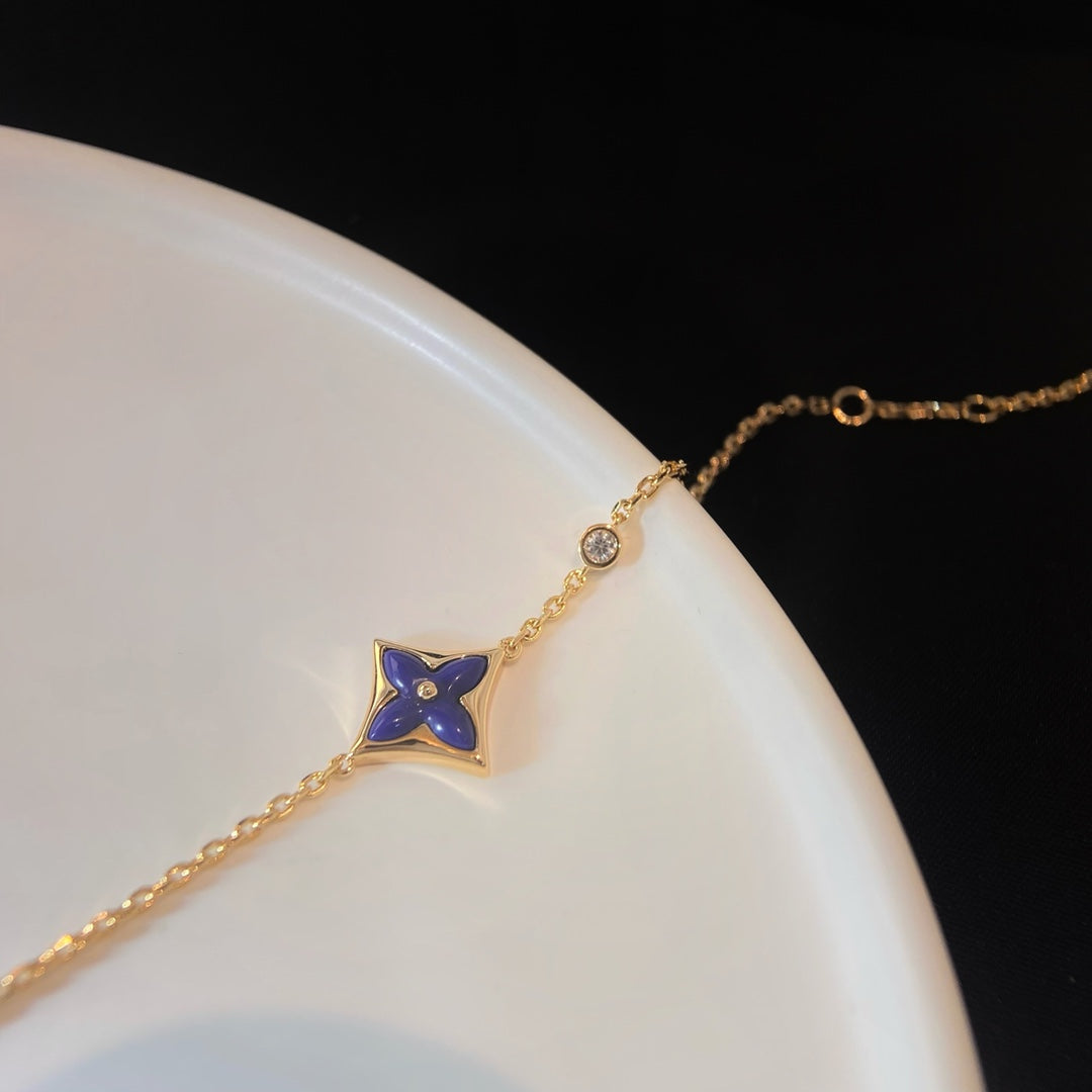 [Ornora Jewelry]COLOR STAR PINK GOLD DIAMOND BRACELET