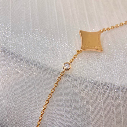 [Ornora Jewelry]COLOR STAR PINK GOLD DIAMOND BRACELET