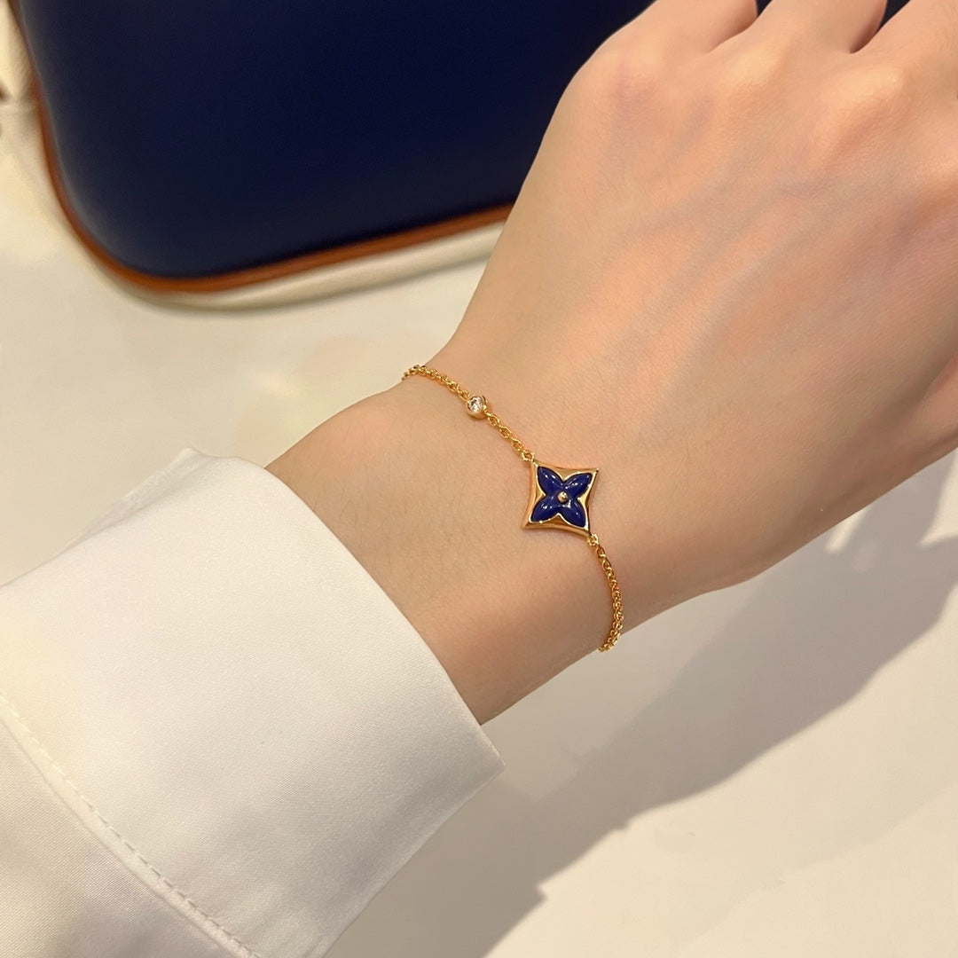 [Ornora Jewelry]COLOR STAR PINK GOLD DIAMOND BRACELET