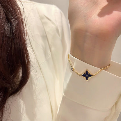 [Ornora Jewelry]COLOR STAR PINK GOLD DIAMOND BRACELET