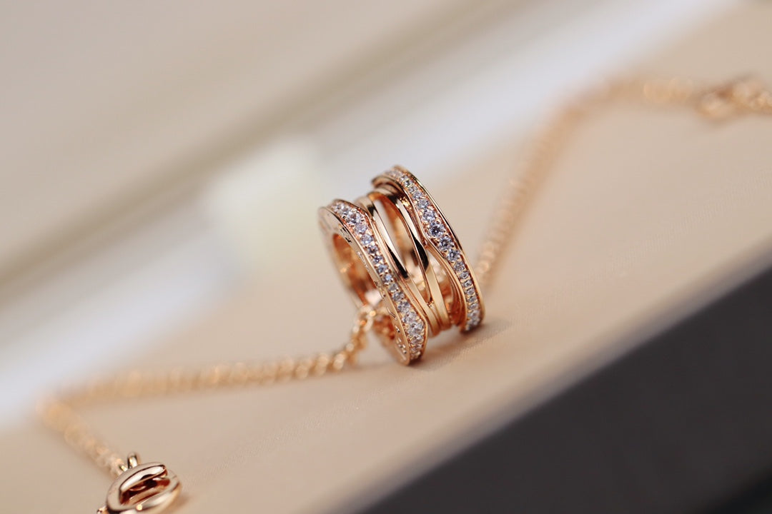[Ornora Jewelry]ZERO 1 PINK GOLD NECKLACE