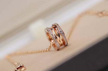 [Ornora Jewelry]ZERO 1 PINK GOLD NECKLACE