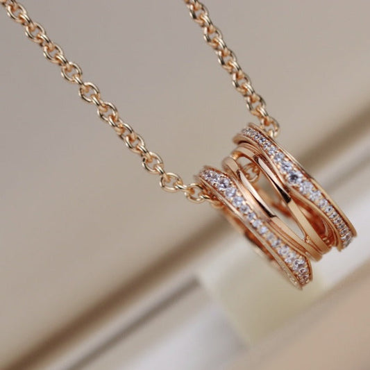 [Ornora Jewelry]ZERO 1 PINK GOLD NECKLACE
