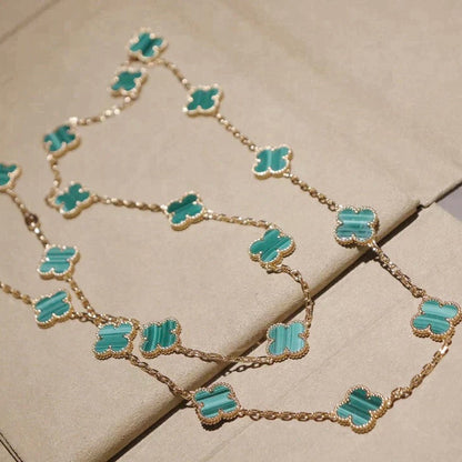 [Ornora Jewelry]CLOVER 20 MOTIFS MALACHITE GOLD