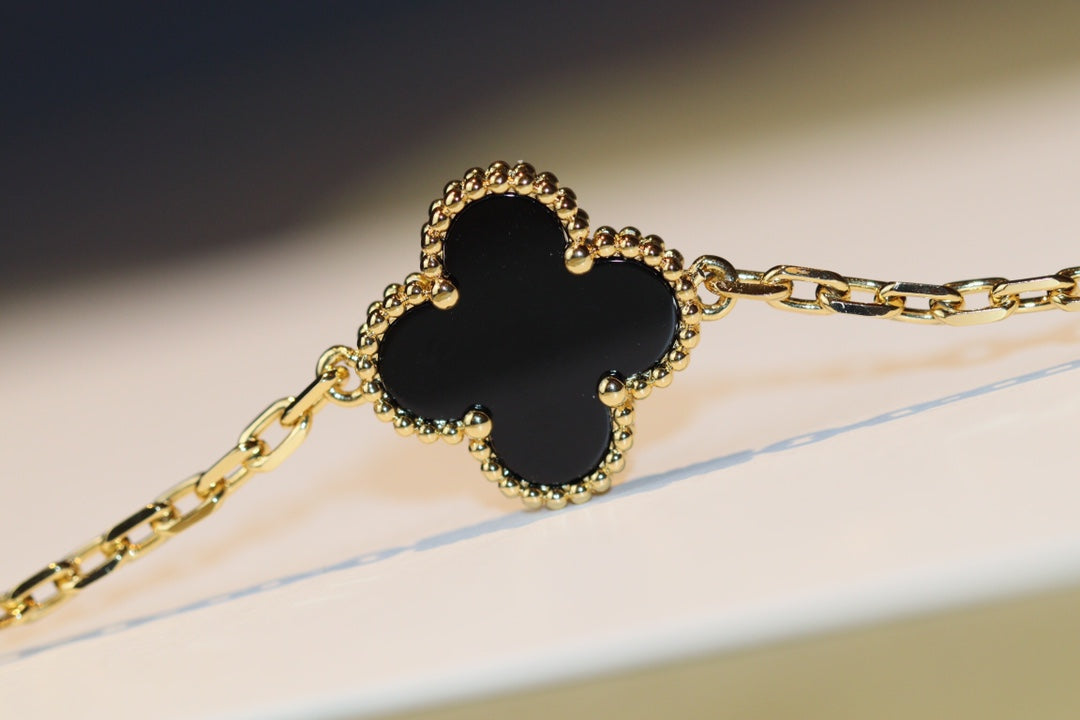 [Ornora Jewelry]CLOVER 20 MOTIFS ONYX ROSE GOLD