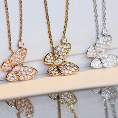 [Ornora Jewelry]BUTTERFLY DIAMOND NECKLACE