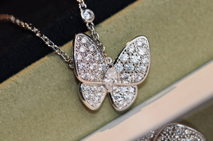 [Ornora Jewelry]BUTTERFLY DIAMOND NECKLACE