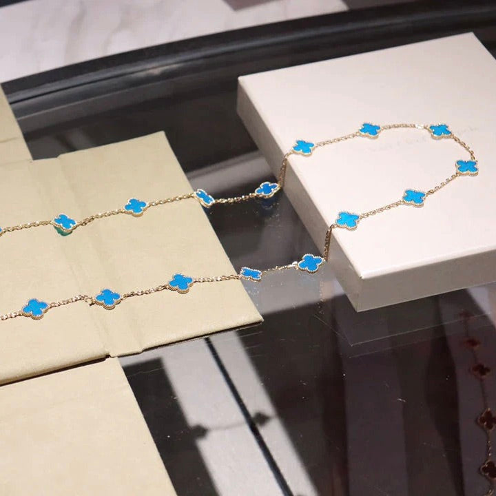 [Ornora Jewelry]CLOVER 20 MOTIFS TURQUOISE GOLD