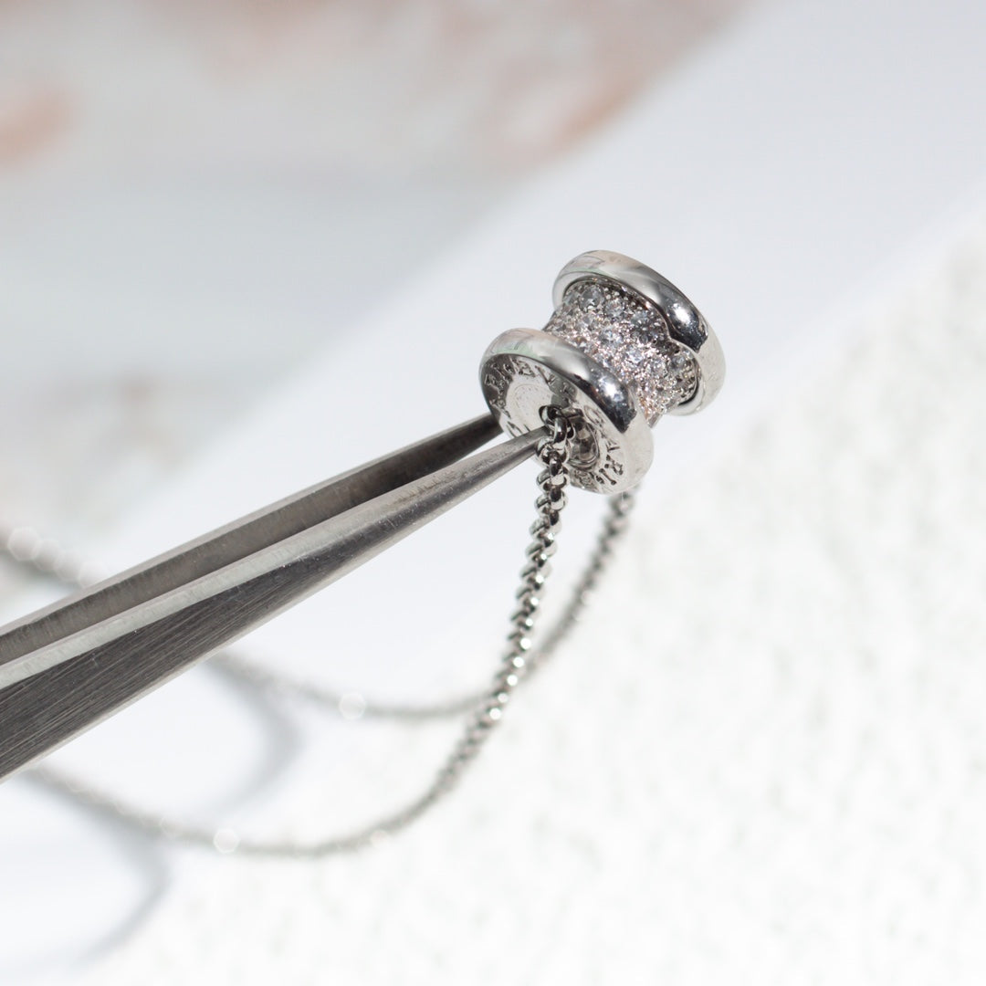 [Ornora Jewelry]ZERO 1 SILVER DIAMOND NECKLACE