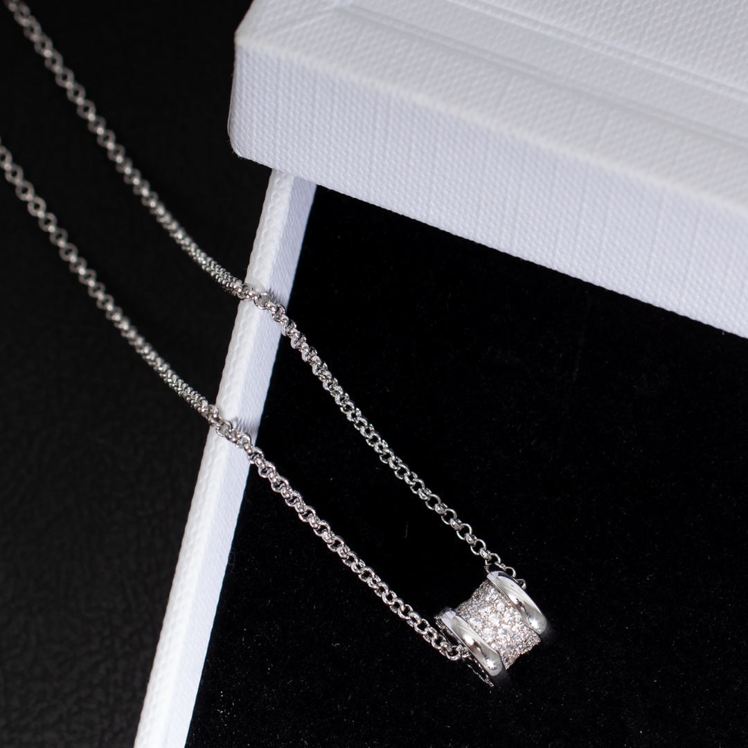 [Ornora Jewelry]ZERO 1 SILVER DIAMOND NECKLACE