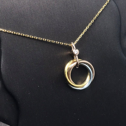 [Ornora Jewelry]TRINITY  NECKLACE 1 DIAMOND