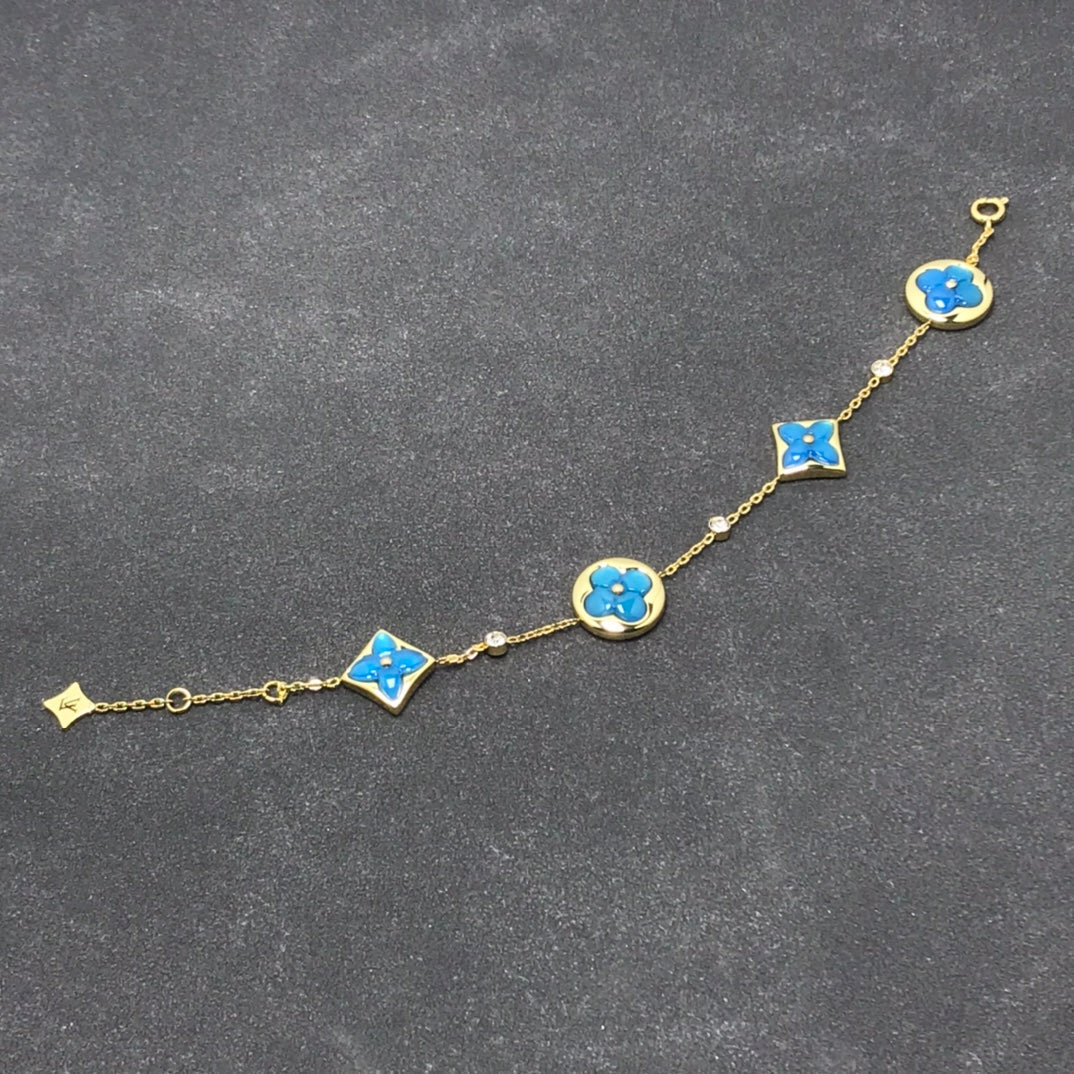 [Ornora Jewelry]STAR AND SUN TURQUOISE 4 MOTIFS 3 DIAMONDS