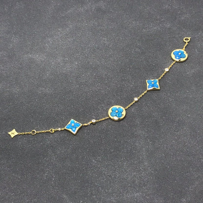 [Ornora Jewelry]STAR AND SUN TURQUOISE 4 MOTIFS 3 DIAMONDS