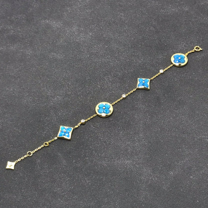 [Ornora Jewelry]STAR AND SUN TURQUOISE 4 MOTIFS 3 DIAMONDS