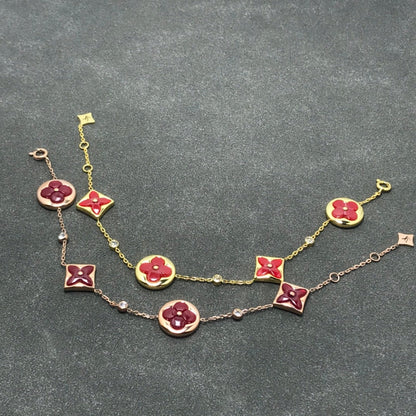 [Ornora Jewelry]STAR AND SUN CARNELIAN 4 MOTIFS 3 DIAMONDS