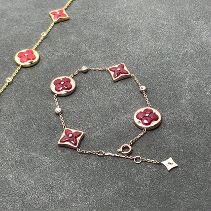 [Ornora Jewelry]STAR AND SUN CARNELIAN 4 MOTIFS 3 DIAMONDS