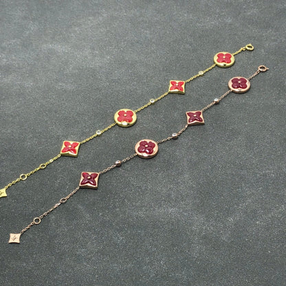 [Ornora Jewelry]STAR AND SUN CARNELIAN 4 MOTIFS 3 DIAMONDS
